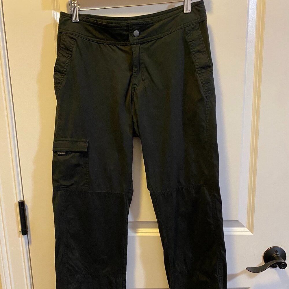 Prana Hiking/Trail Black Adjustable Waist Pants Women's S